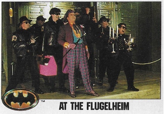 Batman / The Joker - At the Flugelheim | Topps #67 | Movie Trading Card |  1989 | Jack Nicholson