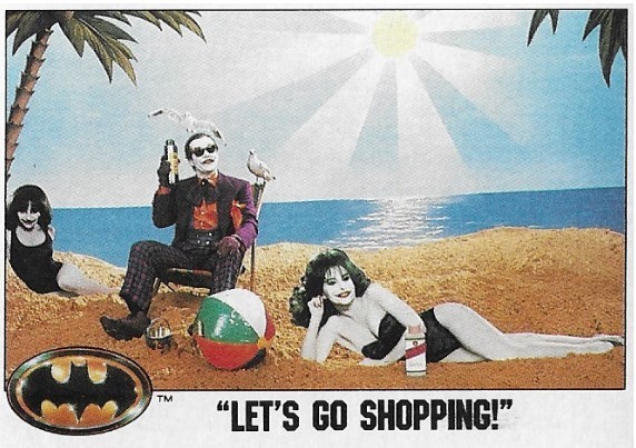 Batman / The Joker - Let&#39;s Go Shopping! | Topps #66 | 1989 | Jack Nicholson