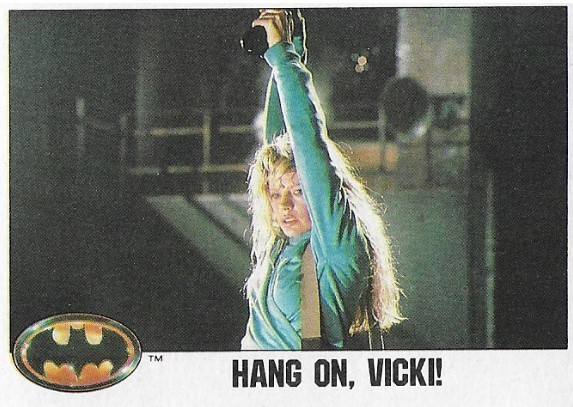 Batman / Hang On, Vicki! | Topps #84 | Movie Trading Card | 1989 | Kim Basinger
