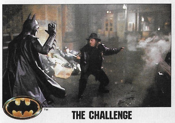 Batman / The Challenge | Topps #86 | Movie Trading Card | 1989 | Michael Keaton
