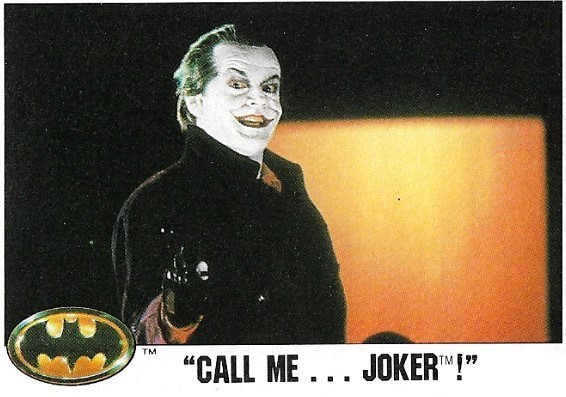 Batman / Call Me...Joker! | Topps #42 | Movie Trading Card | 1989 | Jack Nicholson