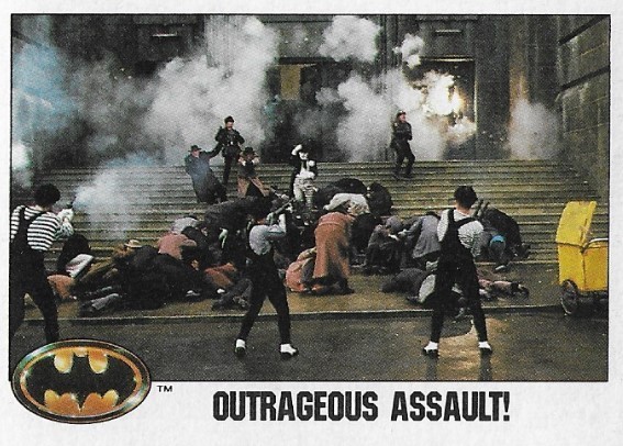 Batman / Outrageous Assault! | Topps #58 | Movie Trading Card | 1989