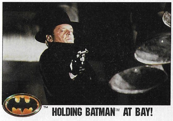 Batman / Holding Batman at Bay! | Topps #32 | Movie Trading Card | 1989 | Jack Nicholson