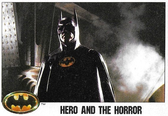 Batman / Hero and the Horror | Topps #33 | Movie Trading Card | 1989 | Michael Keaton