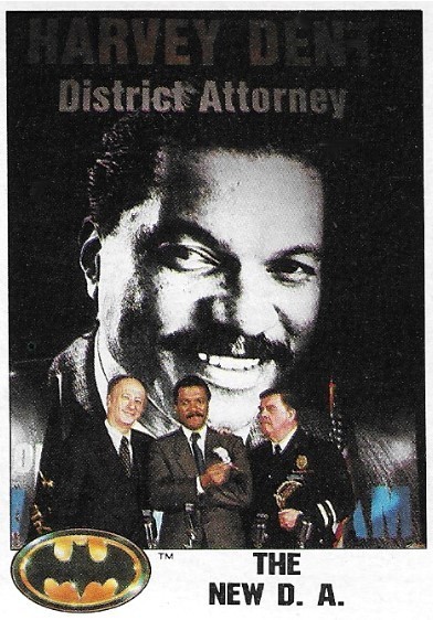 Batman / The New D.A. | Topps #20 | Movie Trading Card | 1989 | Billy Dee Williams, Lee Wallace, Pat Hingle