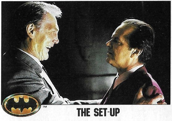Batman / The Set-Up | Topps #22 | Movie Trading Card | 1989 | Jack Palance + Jack Nicholson