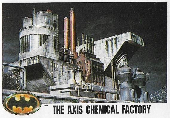 Batman / The Axis Chemical Factory | Topps #26 | Movie Trading Card | 1989