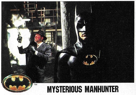 Batman / Mysterious Manhunter | Topps #27 | Movie Trading Card | 1989 | Michael Keaton