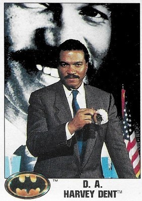 Batman / D.A. Harvey Dent | Topps #10 | 1989 | Billy Dee Williams