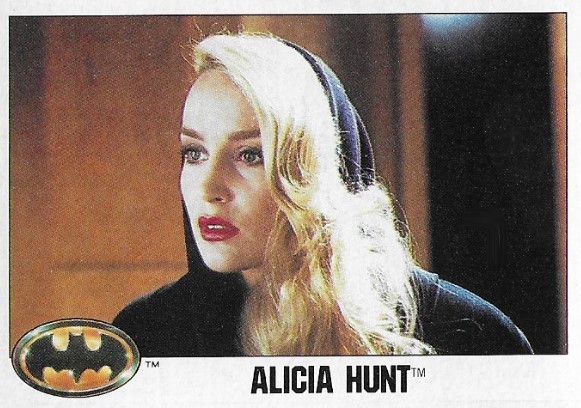 Batman / Alicia Hunt | Topps #12 | Movie Trading Card | 1989 | Jerry Hall