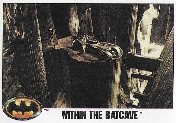Batman / Within the Batcave | Topps #91 | Movie Trading Card | 1989 | Michael Keaton + Kim Basinger