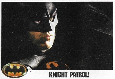 Batman / Knight Patrol! | Topps #97 | Movie Trading Card | 1989 | Michael Keaton