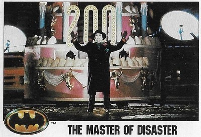 Batman / The Master of Disaster | Topps #101 | Movie Trading Card | 1989 | Jack Nicholson