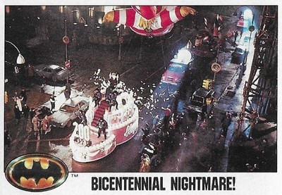 Batman / Bicentennial Nightmare! | Topps #102 | Movie Trading Card | 1989