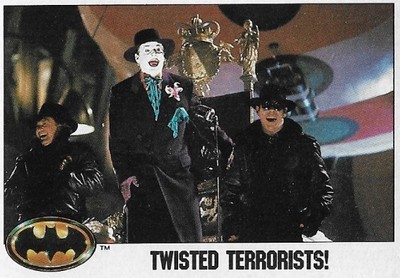 Batman / Twisted Terrorists! | Topps #103 | Movie Trading Card | 1989 | Jack Nicholson + Tracey Walter