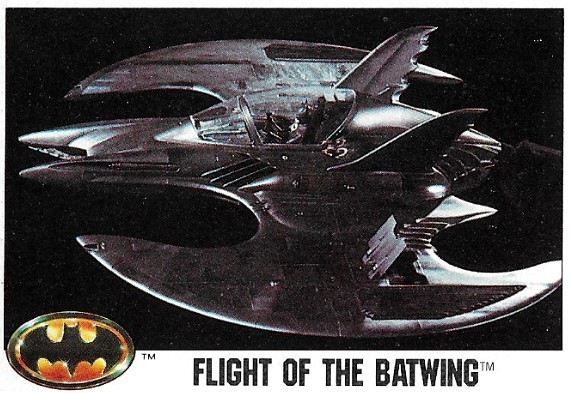 Batman / Flight of the Batwing | Topps #104 | Movie Trading Card | 1989