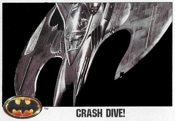 Batman / Crash Dive! | Topps #109 | Movie Trading Card | 1989