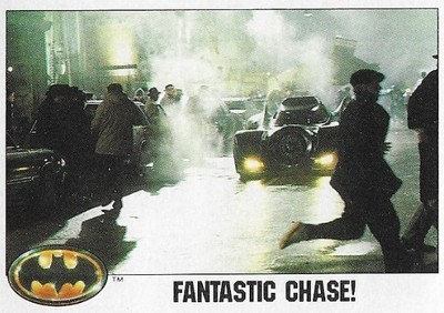 Batman / Fantastic Chase! | Topps #78 | Movie Trading Card | 1989