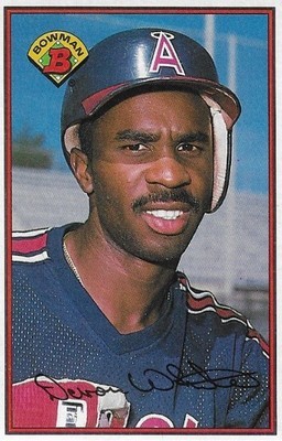 White, Devon / 1989 California Angels | Bowman #54