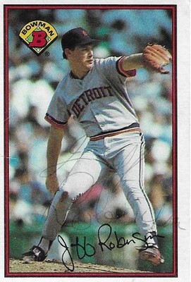 Robinson, Jeff / Detroit Tigers | Bowman #97 | Baseball Trading Card | 1989 | Autographed
