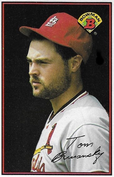 Brunansky, Tom / St. Louis Cardinals, Bowman #444, Baseball Trading Card