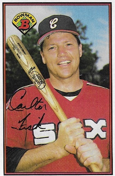 Fisk, Carlton / Chicago White Sox | Bowman #62 | Baseball Trading Card | 1989 | Hall of Famer