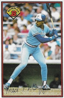 McGriff, Fred / Toronto Blue Jays | Bowman #253 | Baseball Trading Card | 1989 | Hall of Famer