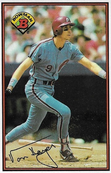 Hayes, Von / Philadelphia Phillies | Bowman #406 | Baseball Trading Card | 1989