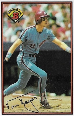 Hayes, Von / Philadelphia Phillies | Bowman #406 | Baseball Trading Card | 1989