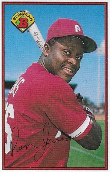 Jones, Ron / Philadelphia Phillies | Bowman #407 | Baseball Trading Card | 1989 | Rookie Card