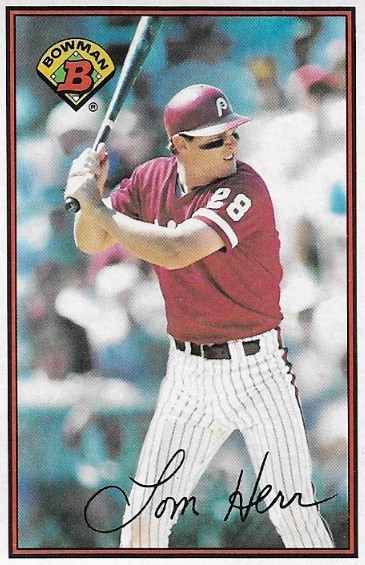 Herr, Tom / Philadelphia Phillies | Bowman #403 | Baseball Trading Card | 1989
