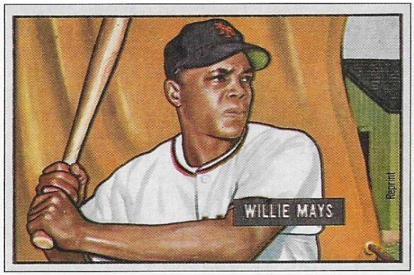 Mays, Willie / New York Giants | Bowman #No Number | Baseball Trading Card | 1989 | Hall of Famer