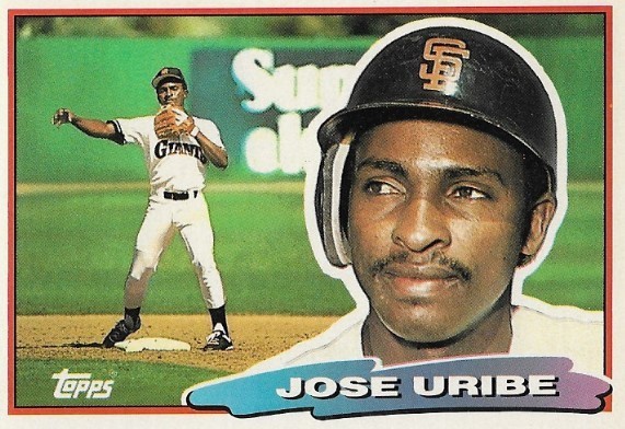 Uribe, Jose / San Francisco Giants | Topps #95 | Baseball Trading Card | 1988 | Topps Big Series