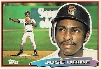 Uribe, Jose / San Francisco Giants | Topps #95 | Baseball Trading Card | 1988 | Topps Big Series