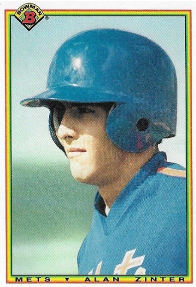 Zinter, Alan / New York Mets | Bowman #135 | Baseball Trading Card | 1990 | Rookie Card