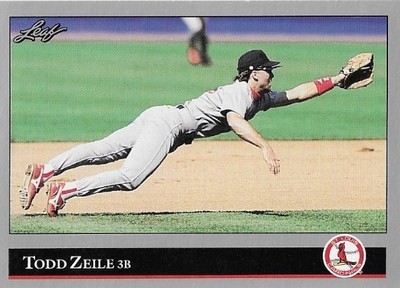 Zeile, Todd / St. Louis Cardinals | Leaf #432 | Baseball Trading Card | 1992 | Series 2