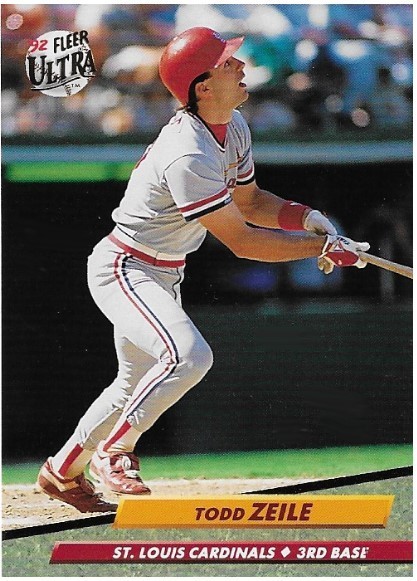 Zeile, Todd / St. Louis Cardinals | Ultra #273 | Baseball Trading Card | 1992