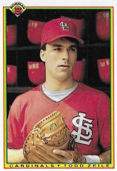 Zeile, Todd / St. Louis Cardinals | Bowman #193 | Baseball Trading Card | 1990 | Rookie Card