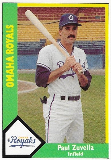 Zuvella, Paul / Omaha Royals | CMC #197 | Baseball Trading Card | 1990 | American Association