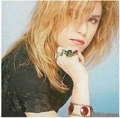 Bangles / Vicki Peterson - Light Blue Background #2 | Magazine Photo | 1986