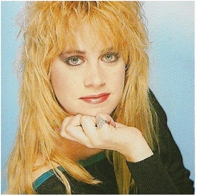 Bangles / Debbi Peterson - Light Blue Background #2 | Magazine Photo | 1986