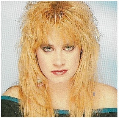 Bangles / Debbi Peterson - Light Blue Background #3 | Magazine Photo | 1986