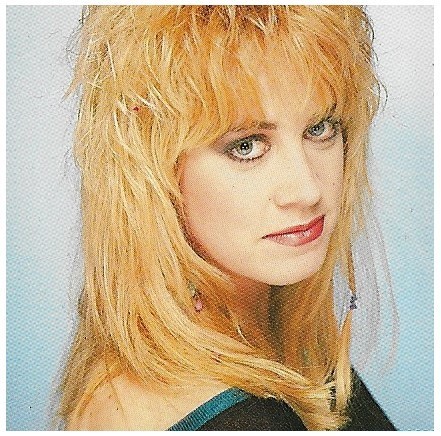 Bangles / Debbi Peterson - Light Blue Background #5 | Magazine Photo | 1986