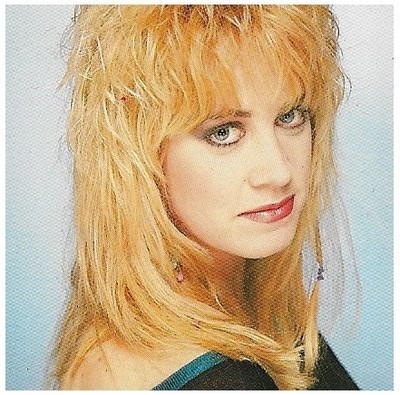 Bangles / Debbi Peterson - Light Blue Background #5 | Magazine Photo | 1986