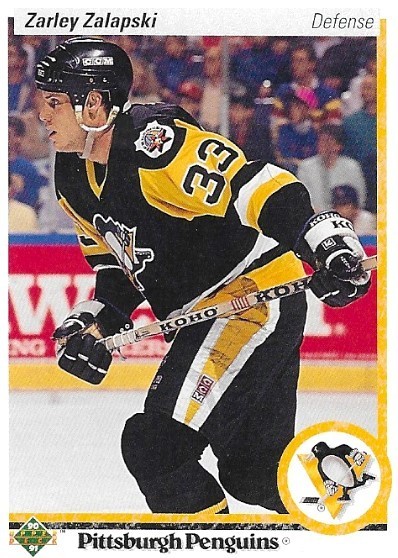 Zalapski, Zarley / Pittsburgh Penguins | Upper Deck #33 | Hockey Trading Card | 1990-91