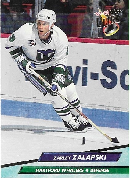 Zalapski, Zarley / Hartford Whalers | Ultra #77 | Hockey Trading Card | 1992-93