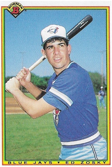 Zosky, Eddie / Toronto Blue Jays | Bowman #523 | Baseball Trading Card | 1990 | Rookie Card