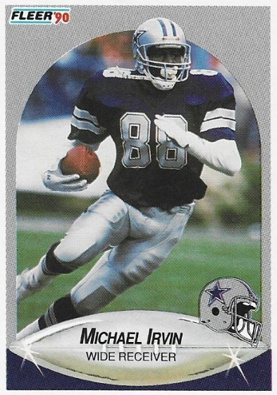 Irvin, Michael / Dallas Cowboys | Fleer #389 | Football Trading Card | 1990 | Hall of Famer
