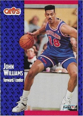 Williams, John / Cleveland Cavaliers | Fleer #40 | Basketball Trading Card | 1991-92