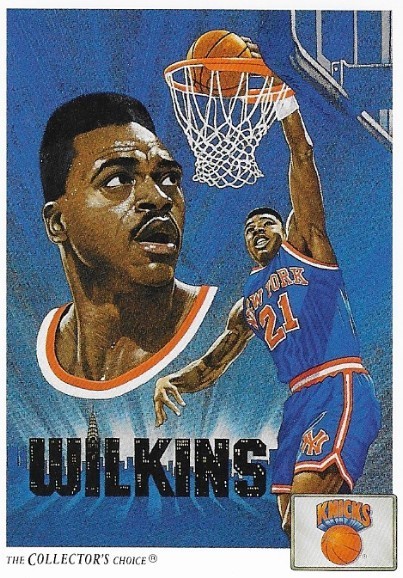 Wilkins, Gerald / New York Knicks | Upper Deck #84 | Basketball Trading Card | 1991-92 | Team Checklist